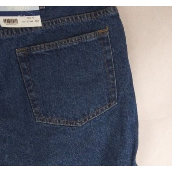 NWT Full Blue Men's 100% Cotton Jean Shorts Size 42 - Picture 4 of 8